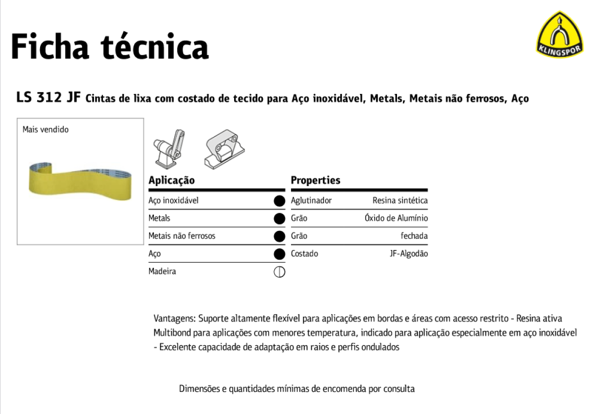 CINTA FLEXÍVEL JFLEX KLINGSPOR - #6