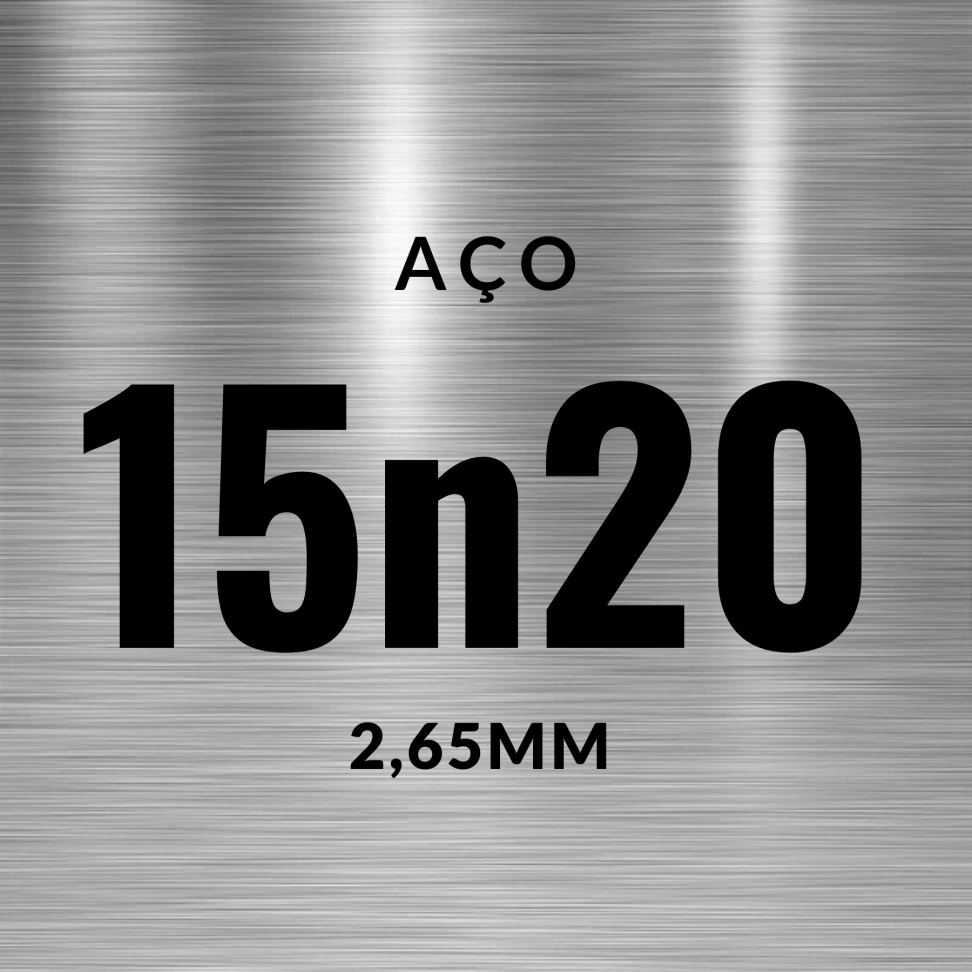 AÇO 15N20 100X50X2.6mm