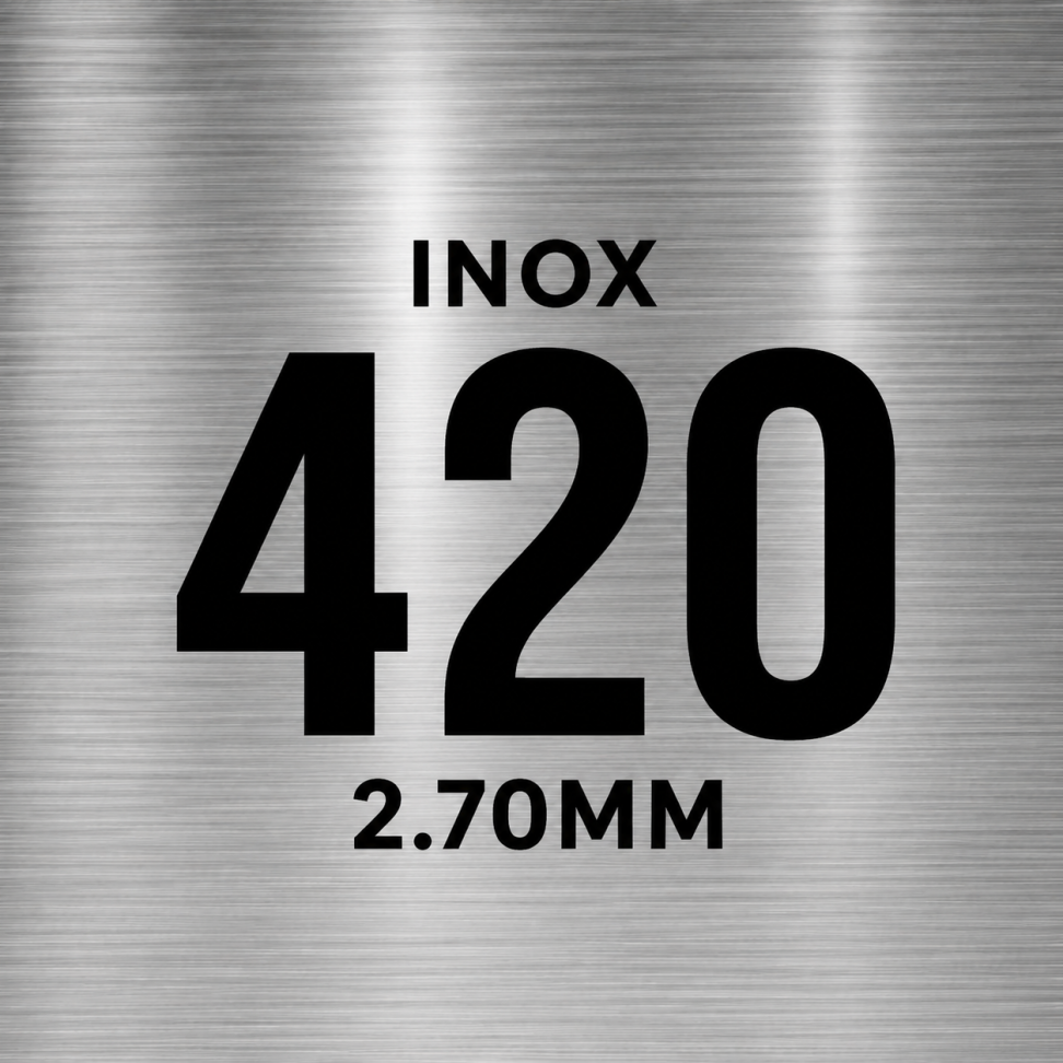 AÇO INOX 420 1000X5X2,7mm
