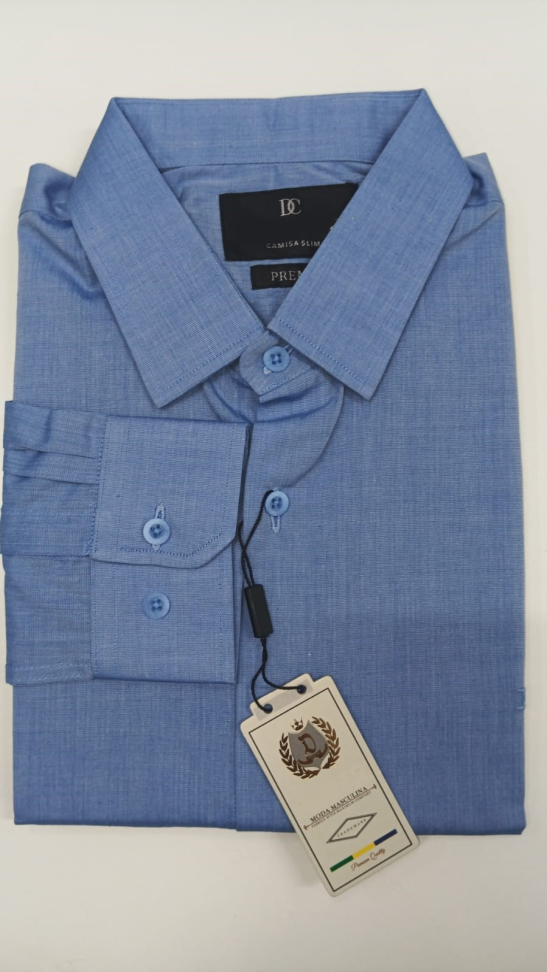 Camisa Premium Slim Manga Longa - #10