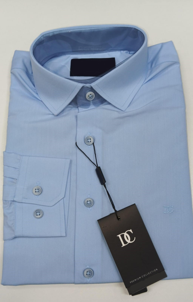 Camisa Acetinada  Manga Longa - #8