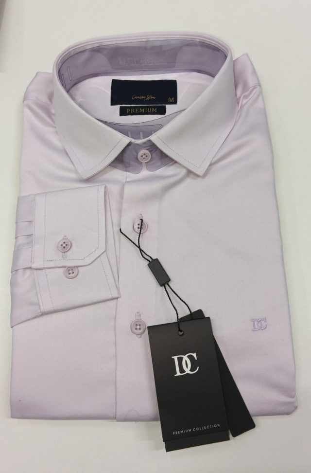 Camisa Acetinada  Manga Longa - #7