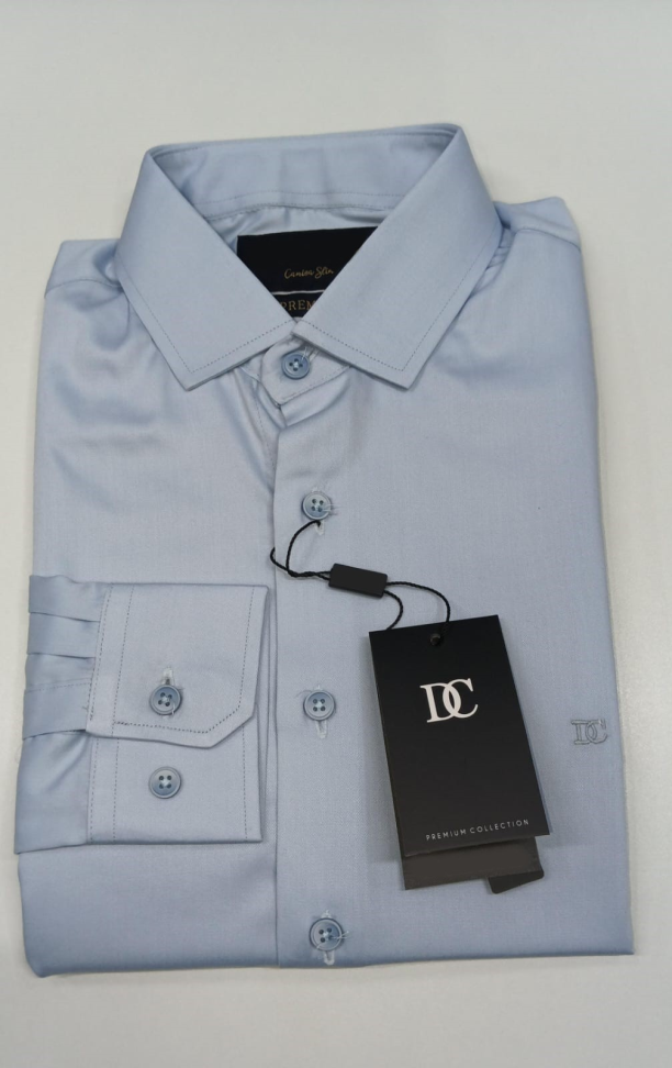 Camisa Acetinada Fibra de Bambu Manga Longa - #10