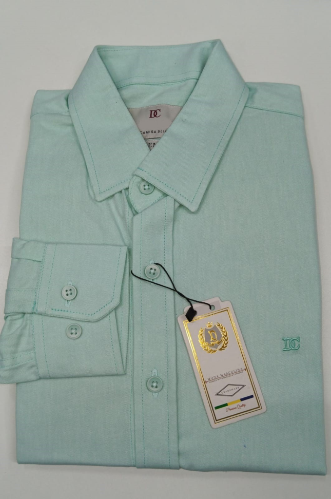 Camisa Premium Slim Manga Longa - #19