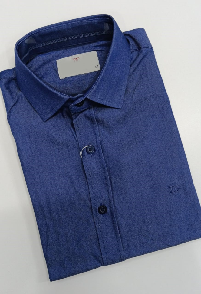 Camisa Tencel Slim Manga Curta - #7