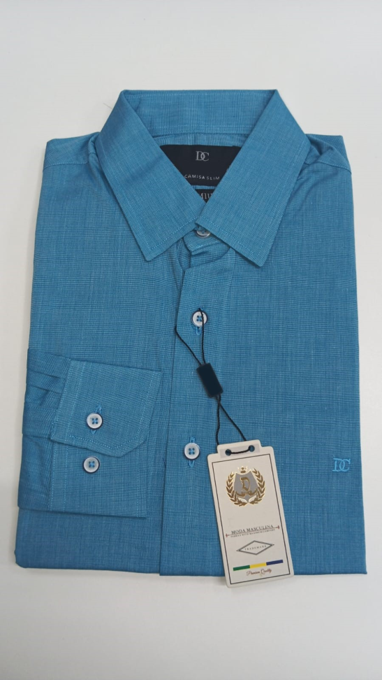 Camisa Premium Slim Manga Longa - #7