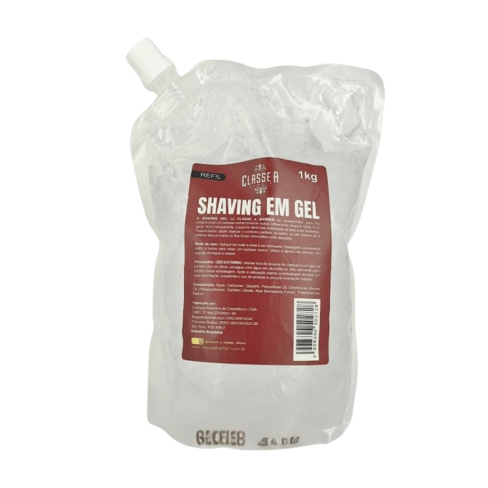 SHAVING EM GEL 1KG REFIL