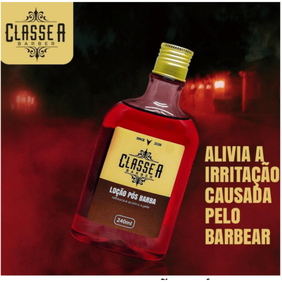 LOÇÃO PÓS BARBA 240ML CLASSE A