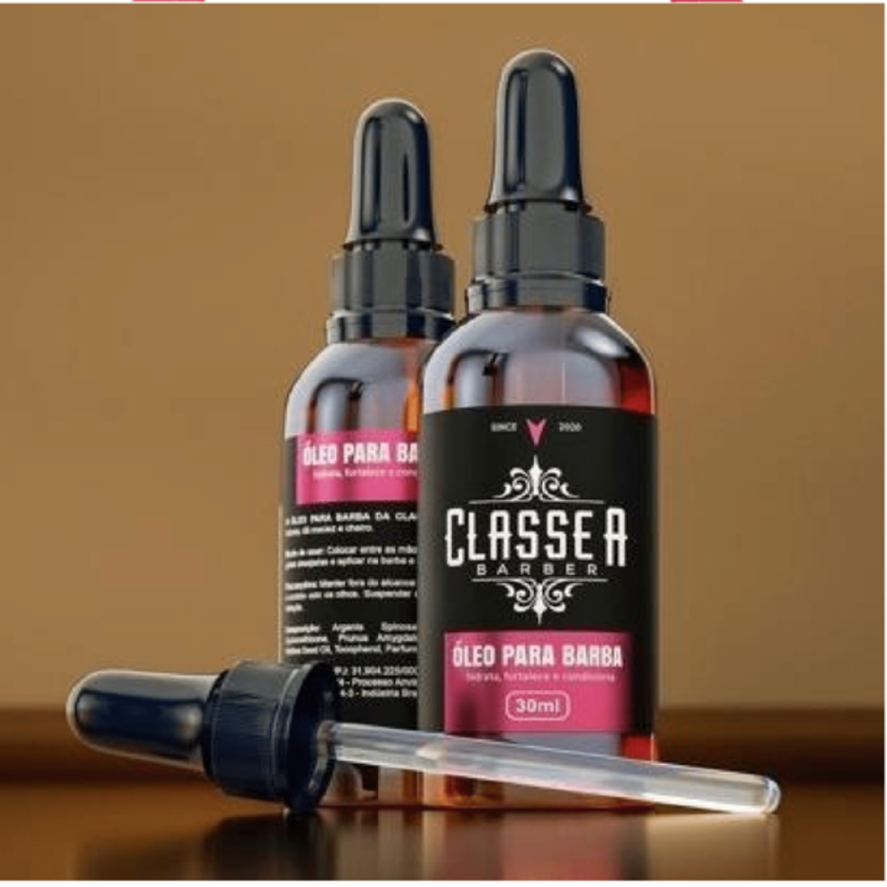 ÓLEO PARA BARBA 30ML CLASSE A