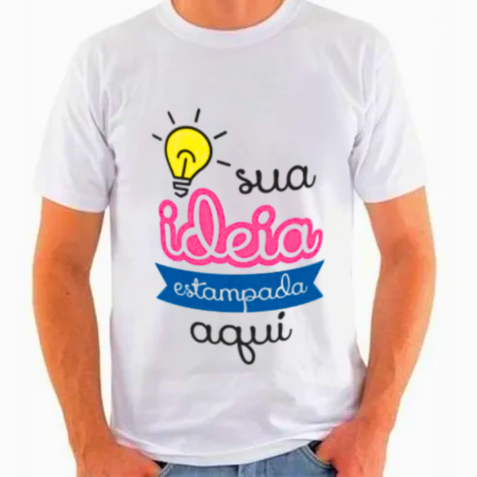 CAMISETAS ADULTA BRANCA POLIESTER MANGA CURTA GOLA REDONDA - #2