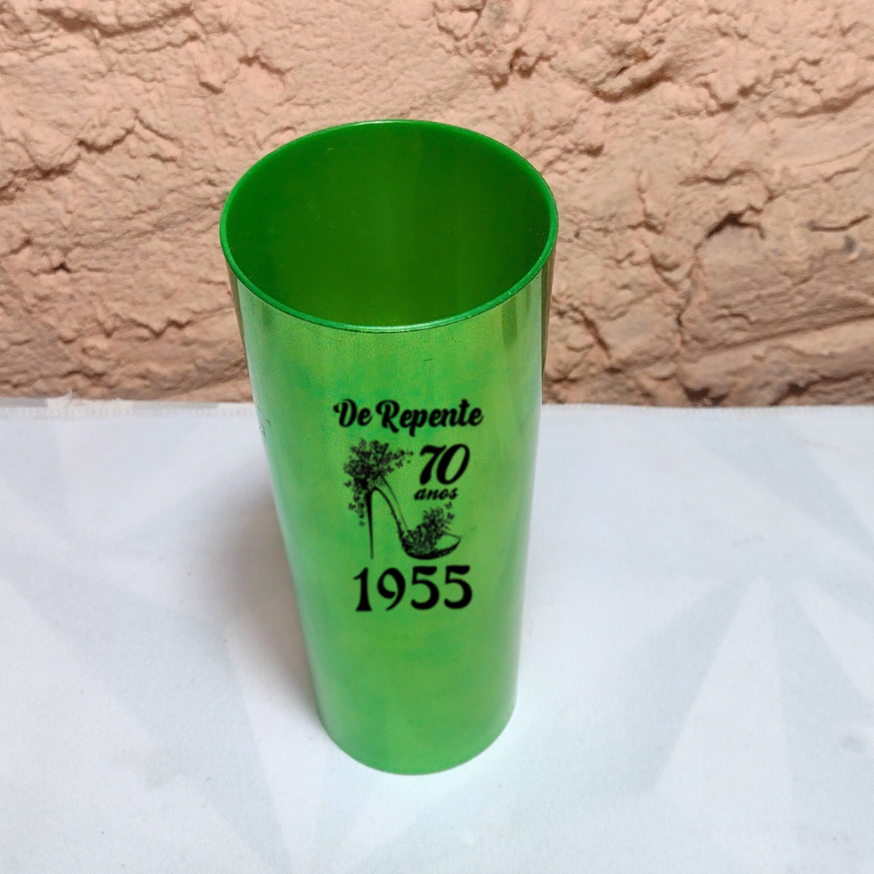 COPO LONG DRINK CORES METALIZADAS - #8