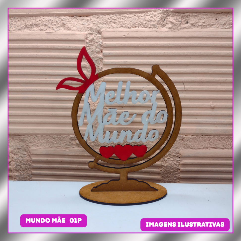 ENFEITE MESA MDF CRU - #7