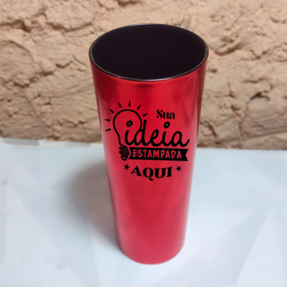 COPO LONG DRINK CORES METALIZADAS - #6