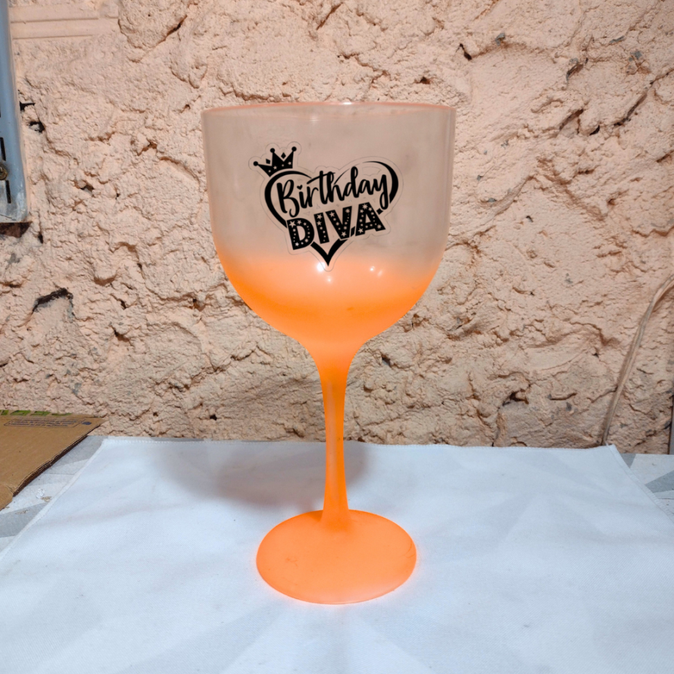 TAÇA DE GIM CORES DEGRADÊ - #9