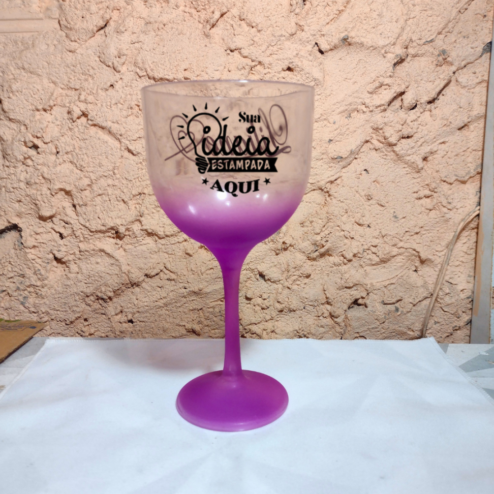 TAÇA DE GIM CORES DEGRADÊ - #12