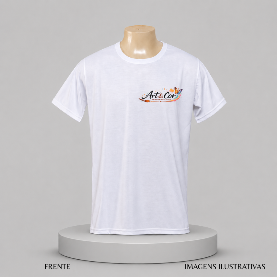 CAMISETAS ( XGG ) POLIESTER BRANCA ADULTA ( SUBLIMAÇÃO 174*) - #4