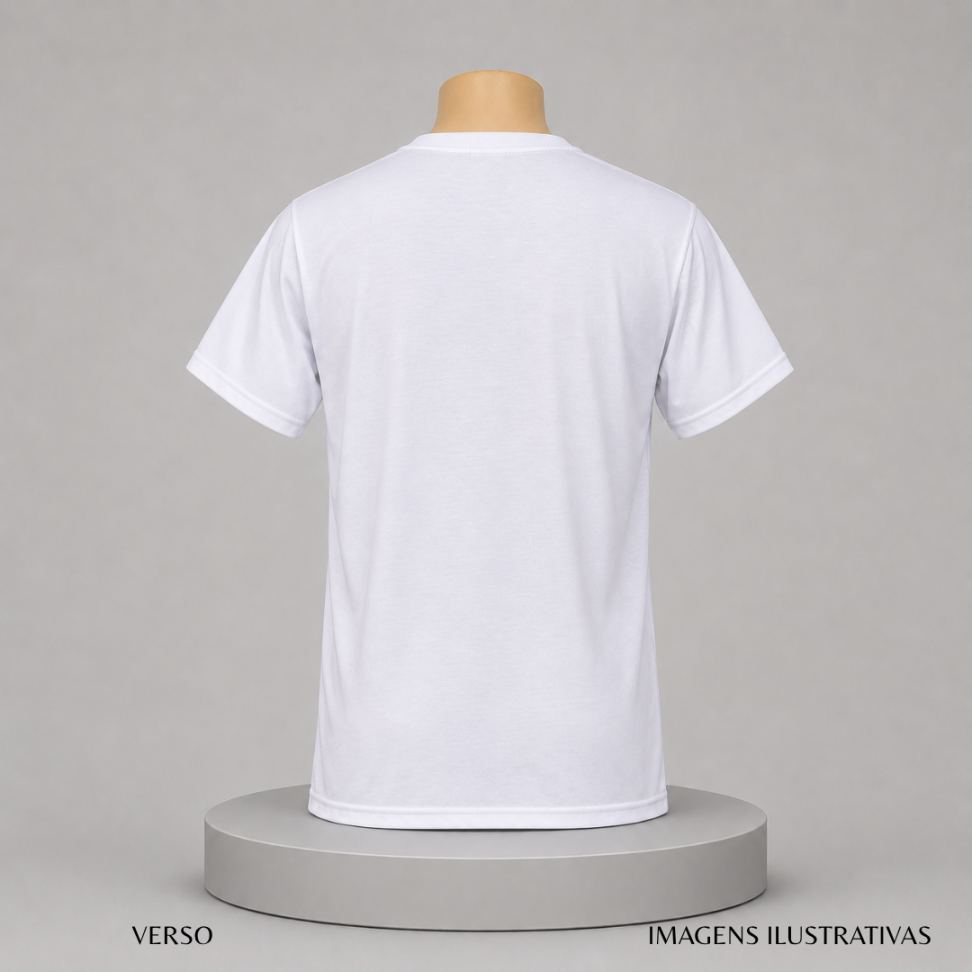 CAMISETAS ( XGG ) POLIESTER BRANCA ADULTA ( SUBLIMAÇÃO 174*) - #6