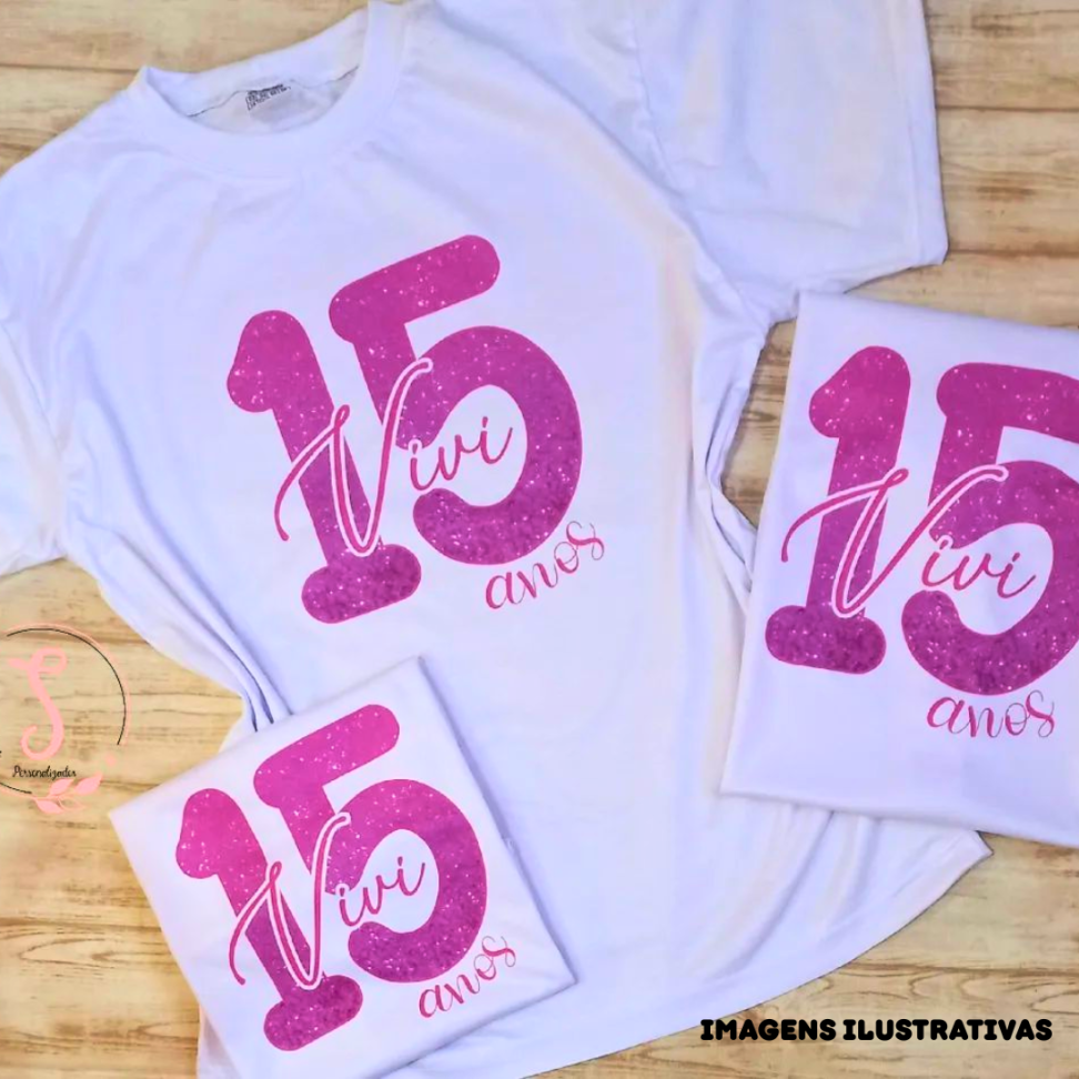 CAMISETAS ADULTA BRANCA POLIESTER MANGA CURTA GOLA REDONDA - #10