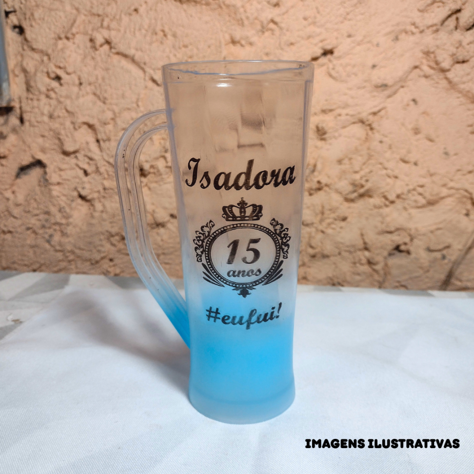 CANECAS ACRILICA SLIM DEGRADÊ - #7