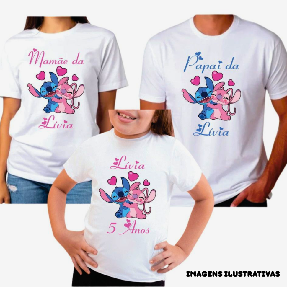 CAMISETAS ADULTA BRANCA POLIESTER MANGA CURTA GOLA REDONDA - #7