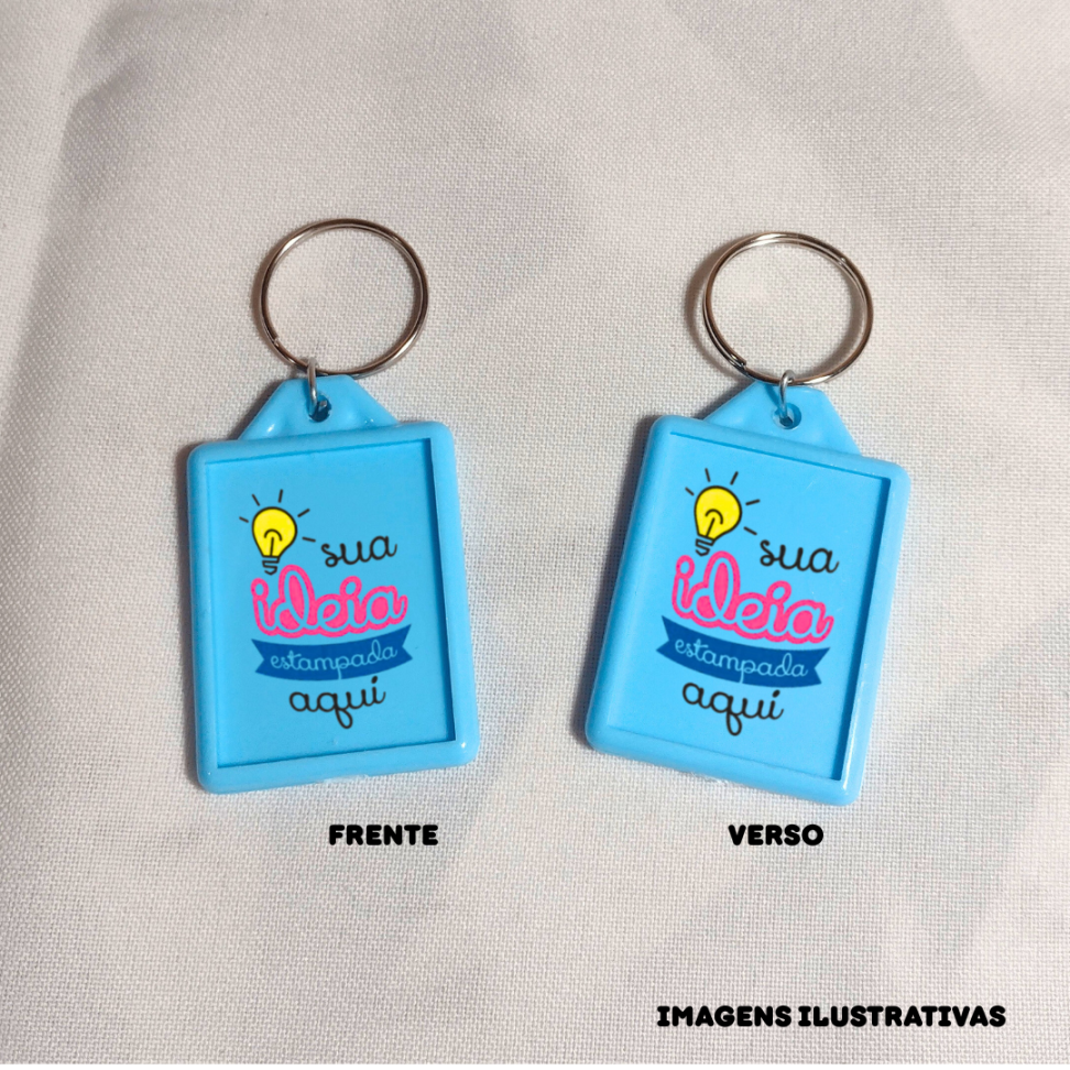 CHAVEIROS RETANGULAR ACRILICO - #8