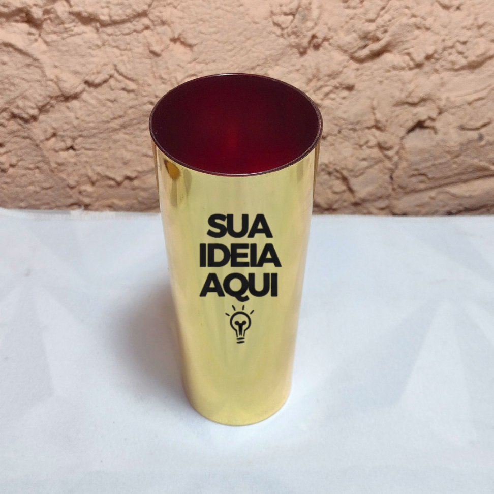 COPO LONG DRINK CORES METALIZADAS - #4