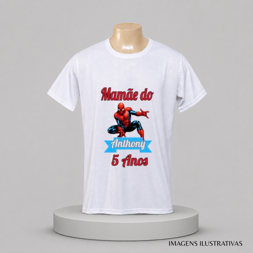 CAMISETAS ( P A GG) POLIESTER BRANCA ADULTA ( SUBLIMAÇÃO 173*)