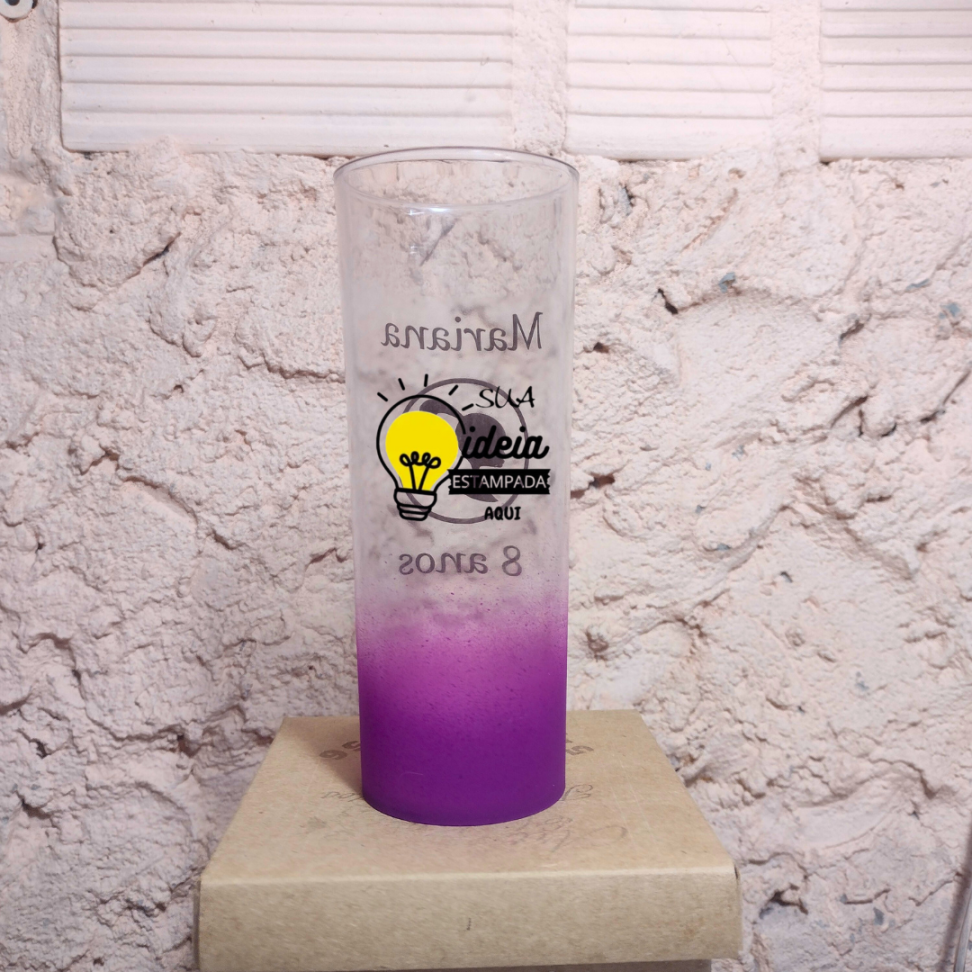 COPO LONG DRINK CORES DEGRADÊ - #9