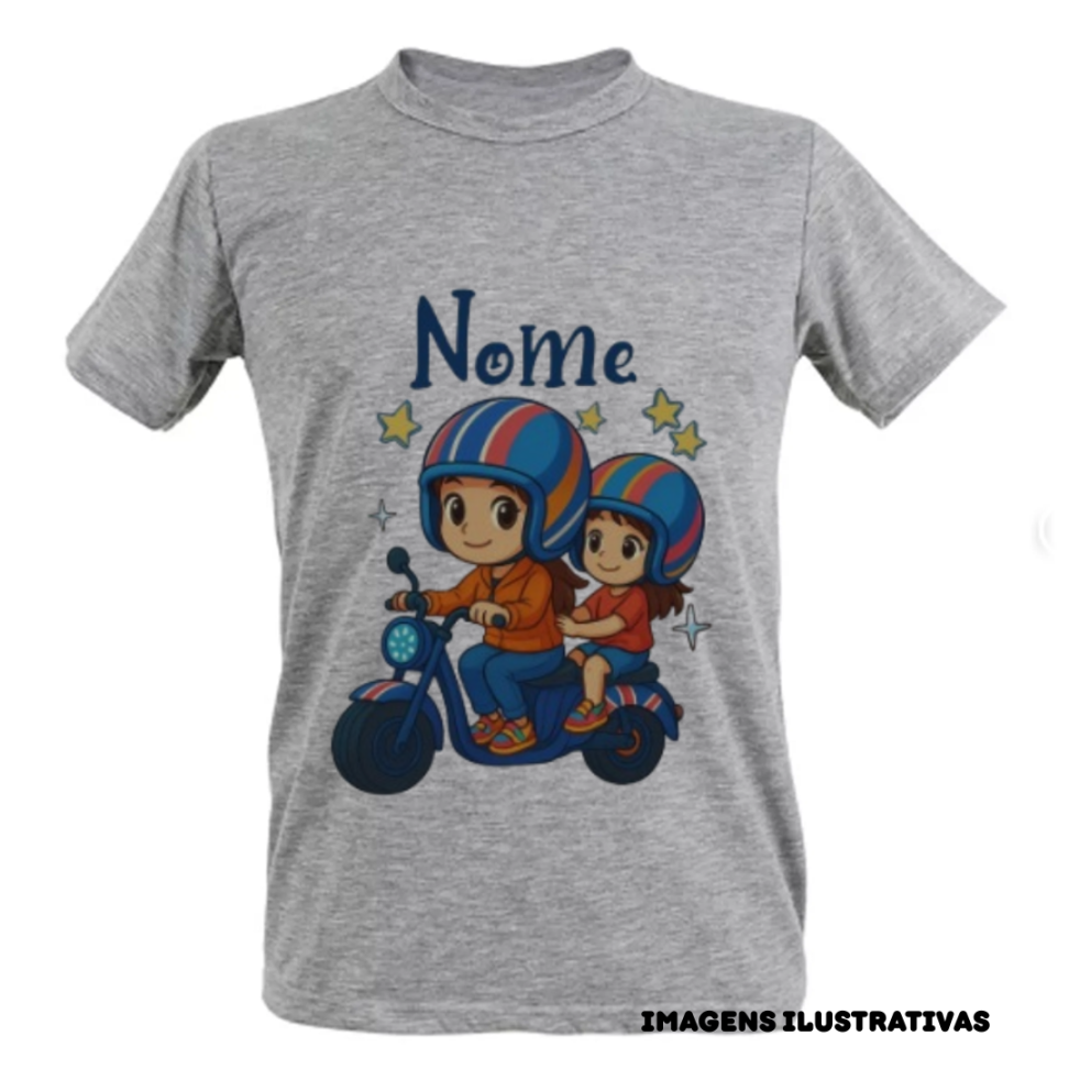 CAMISETAS INFANTIL CINZA MESCLA POLIESTER MANGA CURTA GOLA REDONDA - #6