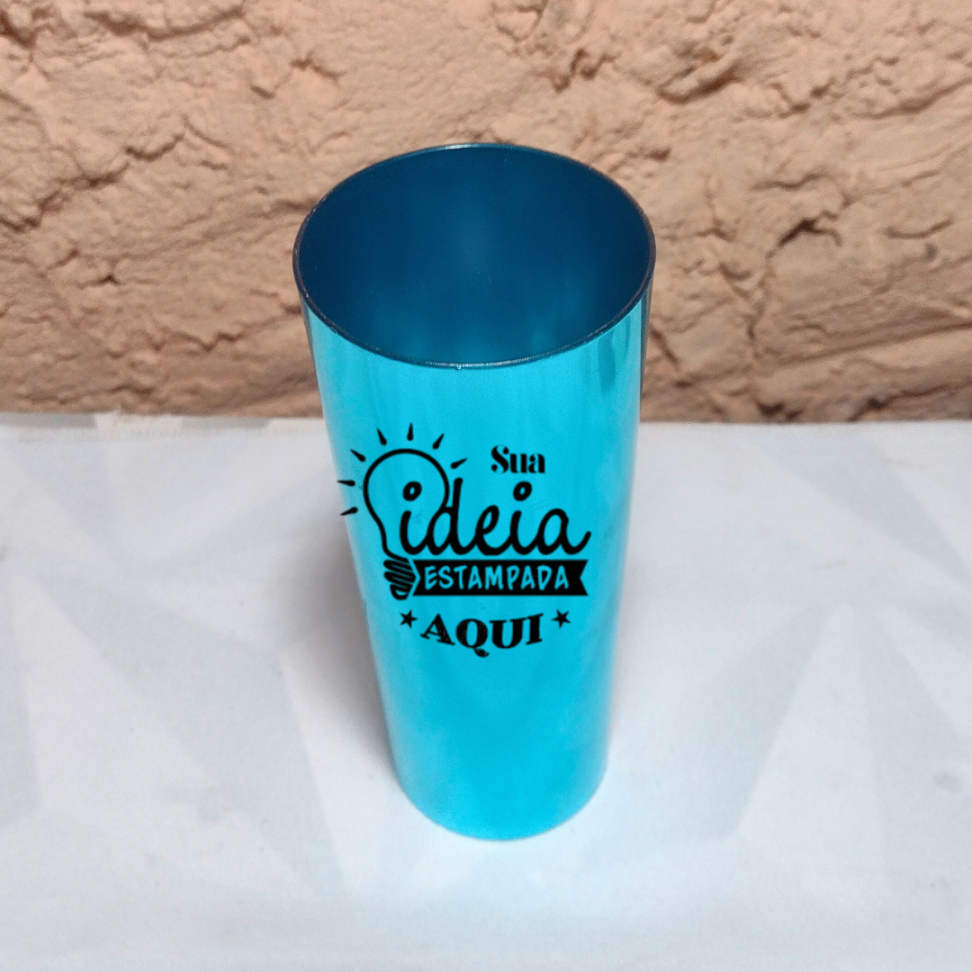 COPO LONG DRINK CORES METALIZADAS - #10