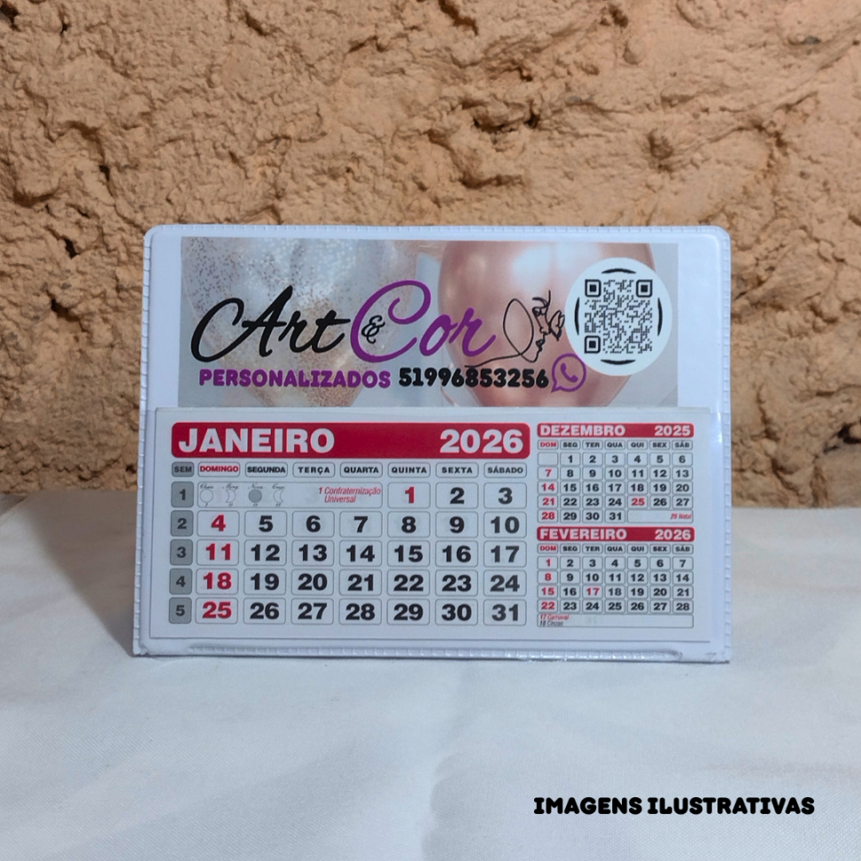 Calendários de Mesa PVC - #4