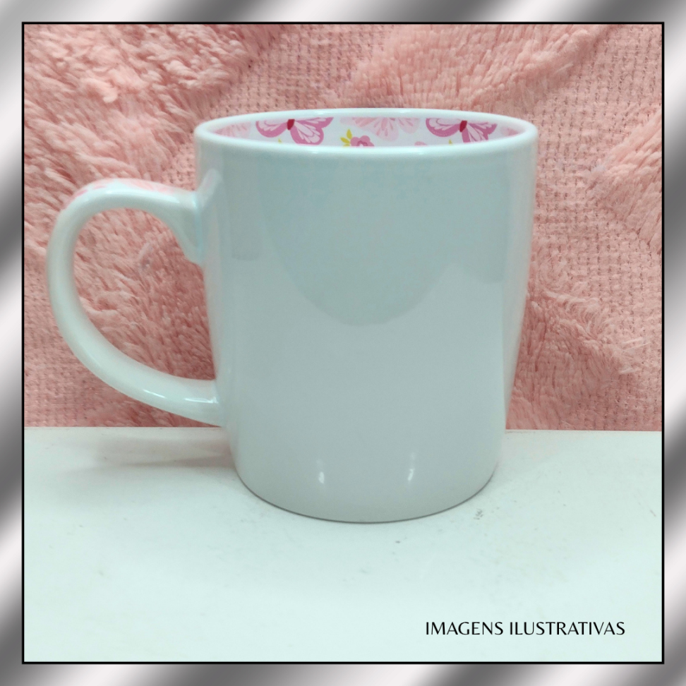 CANECAS 325ML CERAMICA DECORATIVA  (SUBLIMAÇÃO)