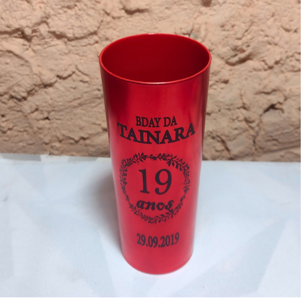 COPO LONG DRINK CORES METALIZADAS - #5