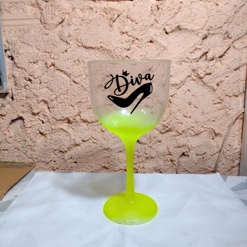 TAÇA DE GIM CORES DEGRADÊ - #17