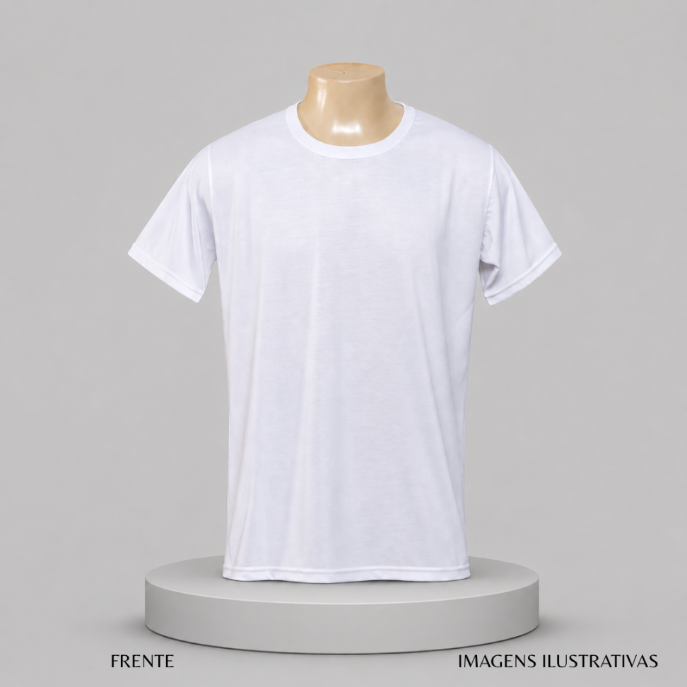 CAMISETAS ( XGG ) POLIESTER BRANCA ADULTA ( SUBLIMAÇÃO 174*) - #5