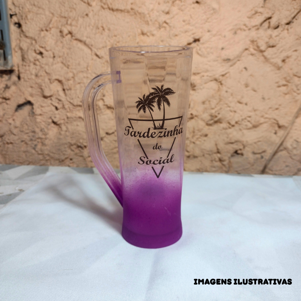 CANECAS ACRILICA SLIM DEGRADÊ - #8