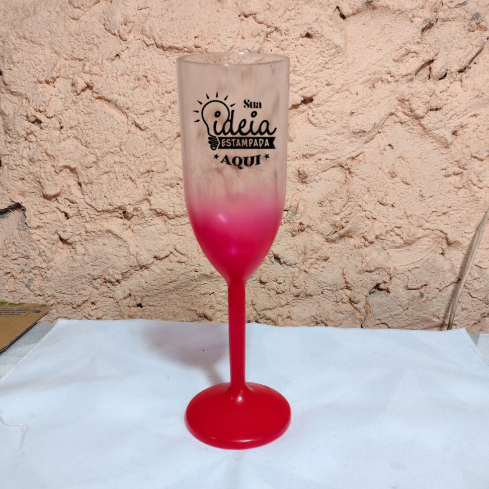 TAÇA DE ESPUMANTE DEGRADÊ - #12