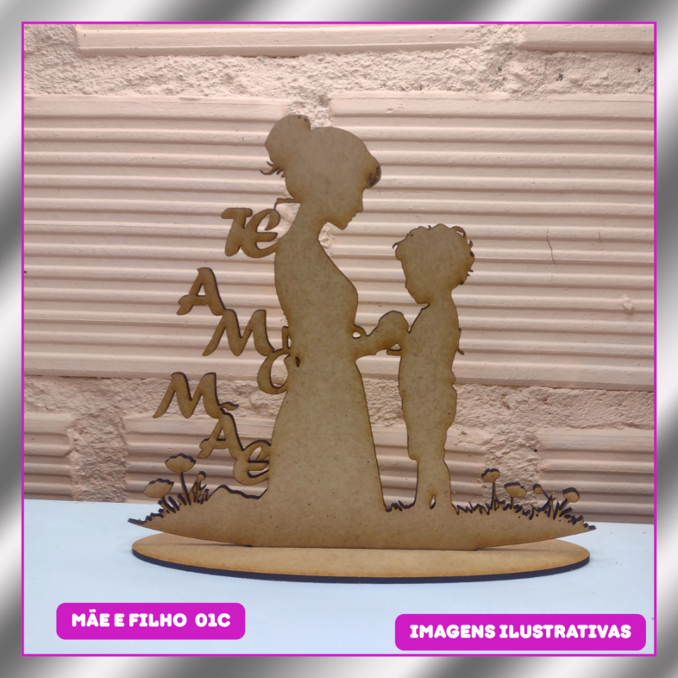 ENFEITE MESA MDF CRU - #5
