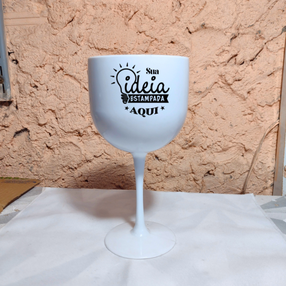 TAÇA DE GIM ACRILICAS LEITOSAS TRANSLUCIDAS E GLITTER - #3