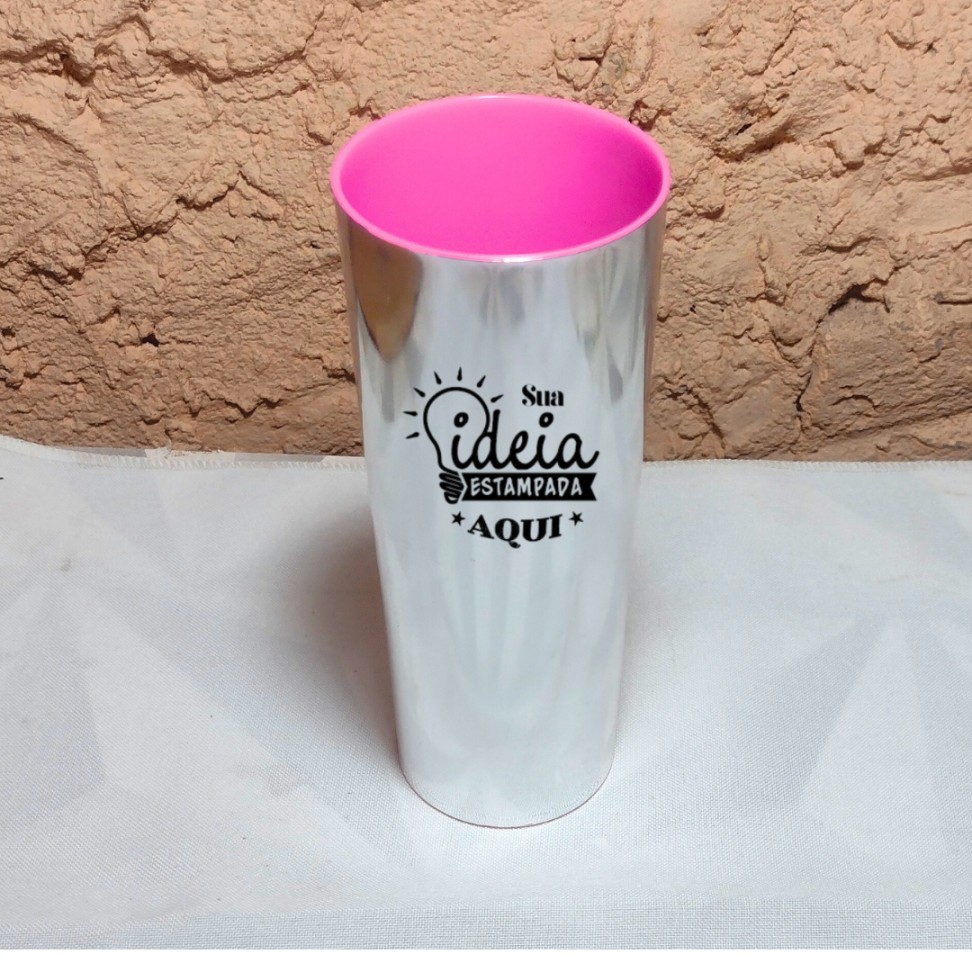COPO LONG DRINK CORES METALIZADAS - #13