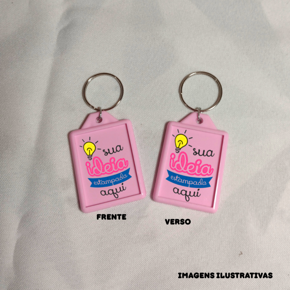 CHAVEIROS RETANGULAR ACRILICO - #6