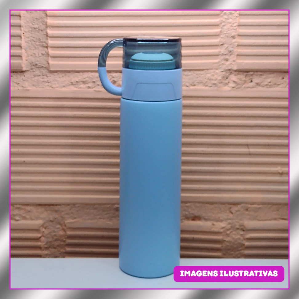 GARRAFA 500ML TERMICA INOX (GRAVAÇÃO LASER)