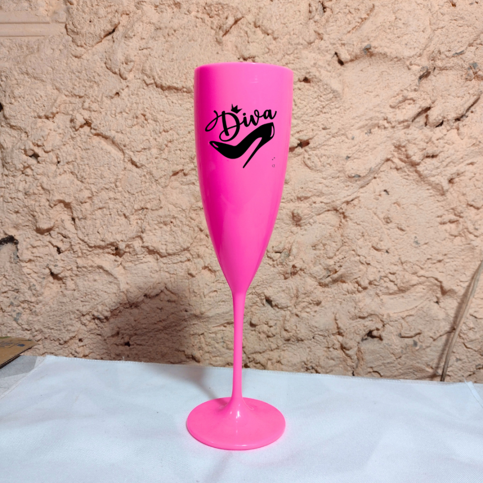 TAÇAS DE ESPUMANTE ACRILICA LEITOSAS E TRANSLUCIDAS - #2