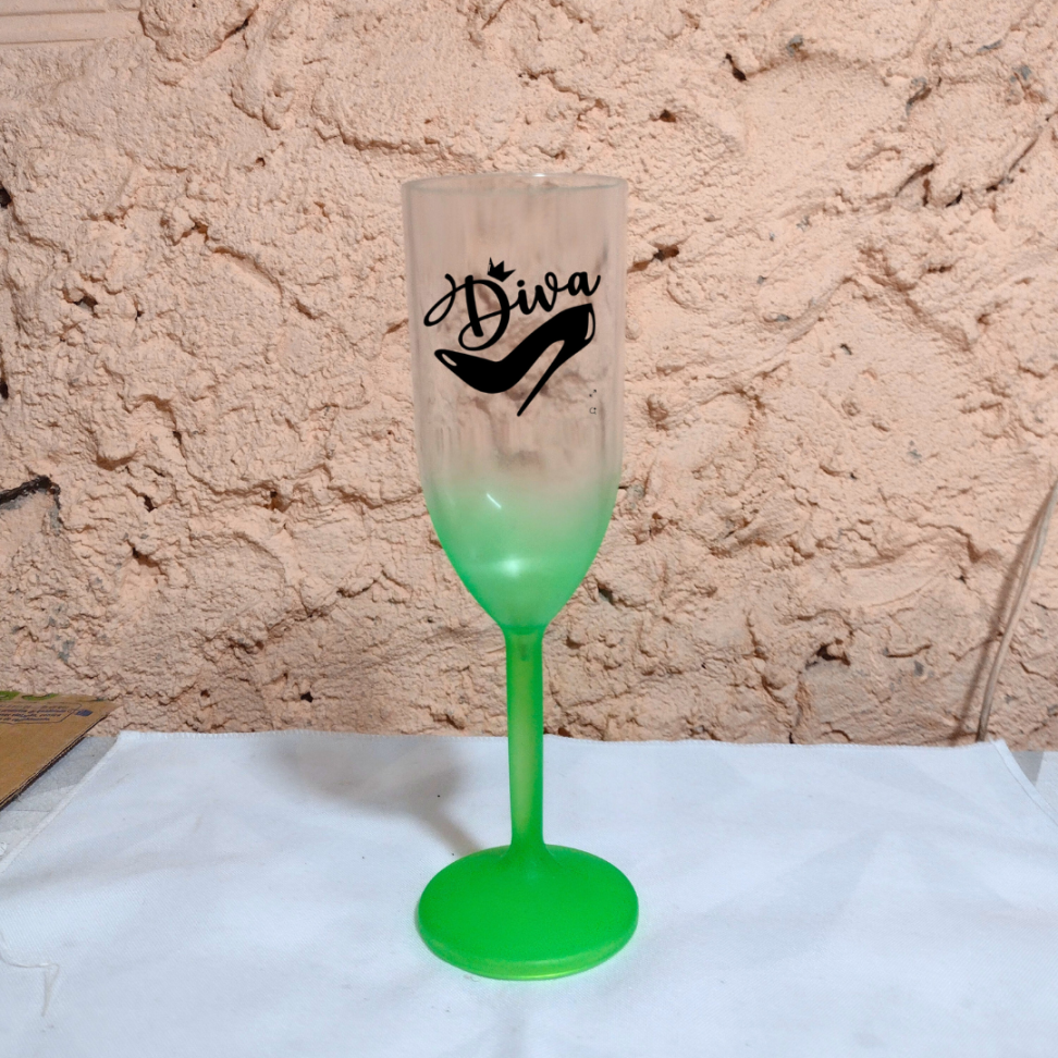 TAÇA DE ESPUMANTE DEGRADÊ - #19