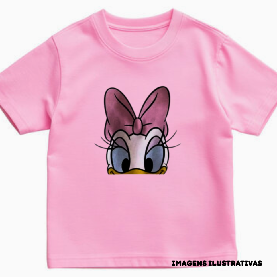 CAMISETAS INFANTIL ROSA BB POLIESTER MANGA CURTA GOLA REDONDA - #5