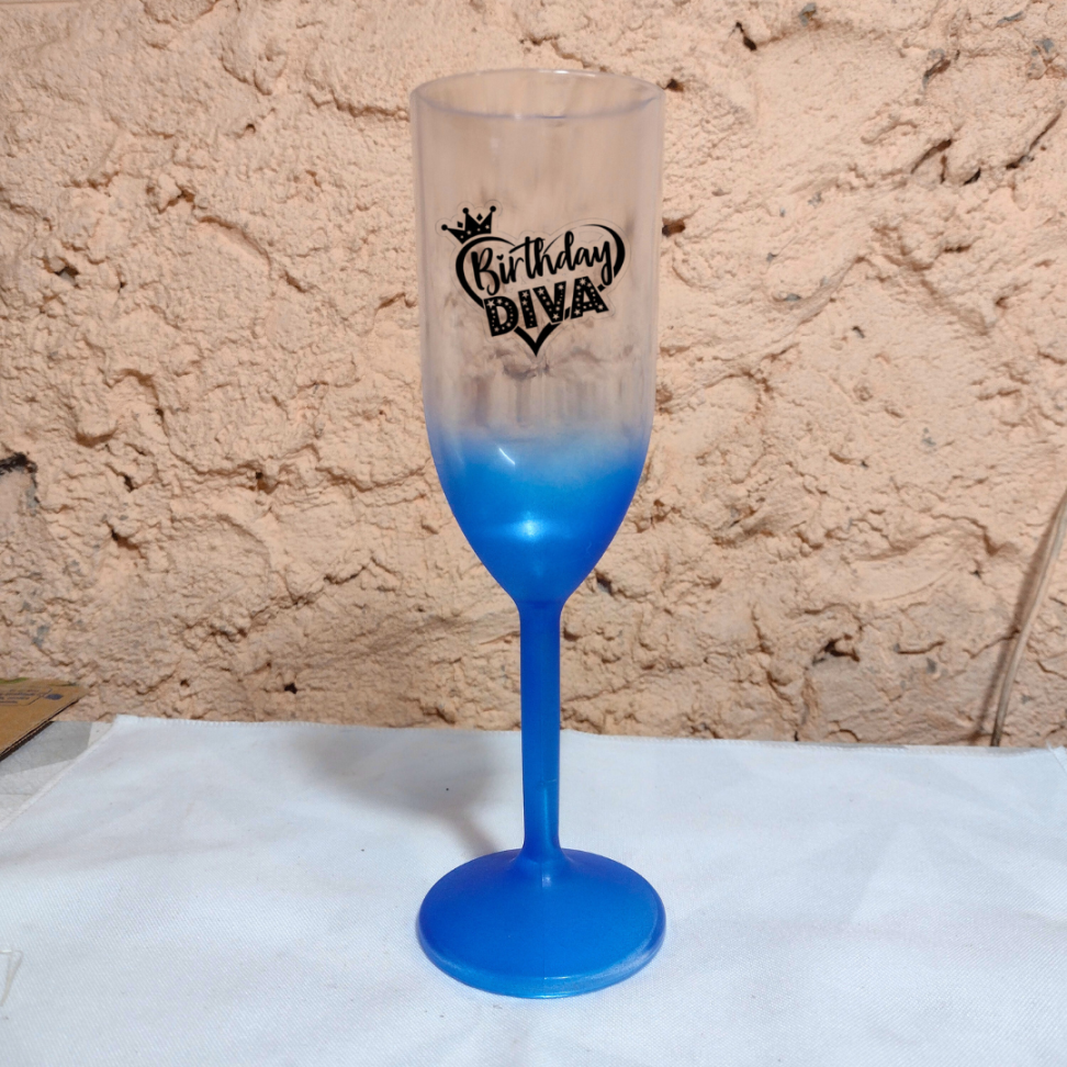 TAÇA DE ESPUMANTE DEGRADÊ - #13