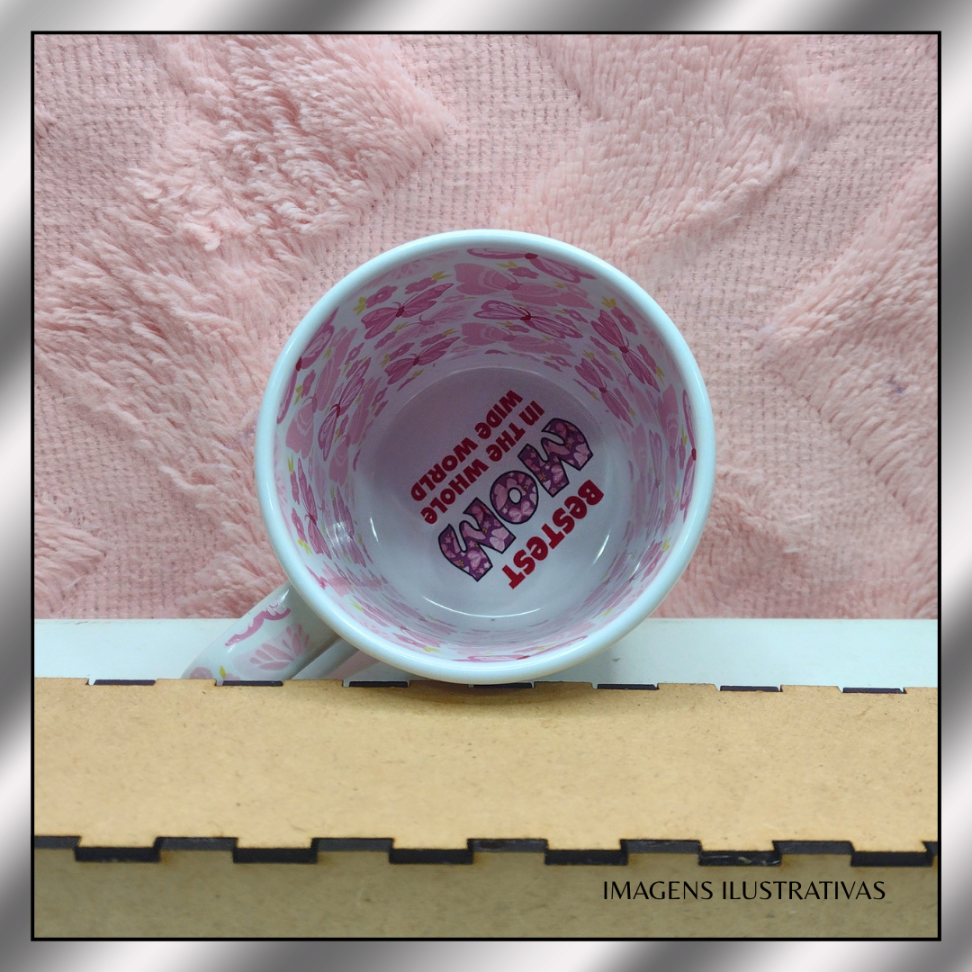 CANECAS 325ML CERAMICA DECORATIVA  (SUBLIMAÇÃO)