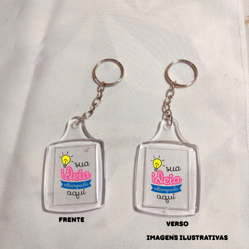 CHAVEIROS RETANGULAR ACRILICO - #3