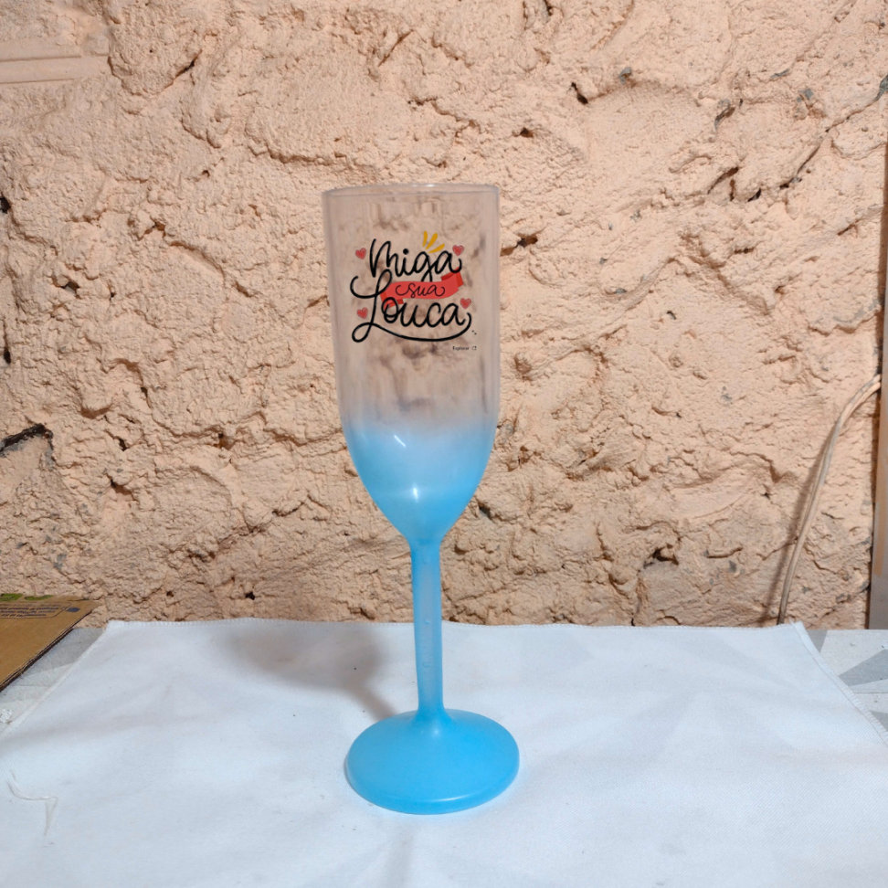 TAÇA DE ESPUMANTE DEGRADÊ - #17
