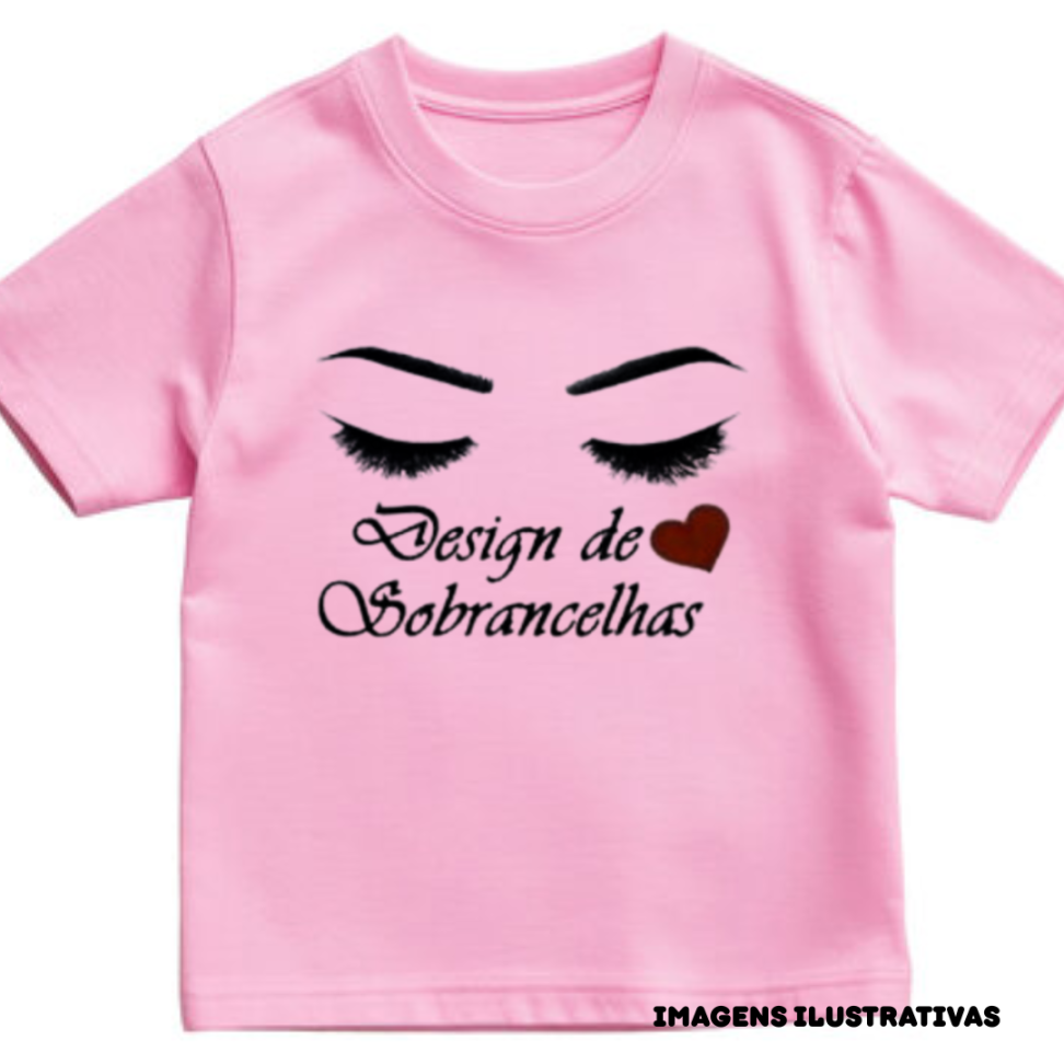 CAMISETAS ADULTA  ROSA BB  POLIESTER MANGA CURTA GOLA REDONDA - #3